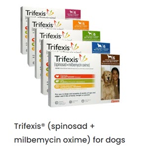 a box of Trifexis medication