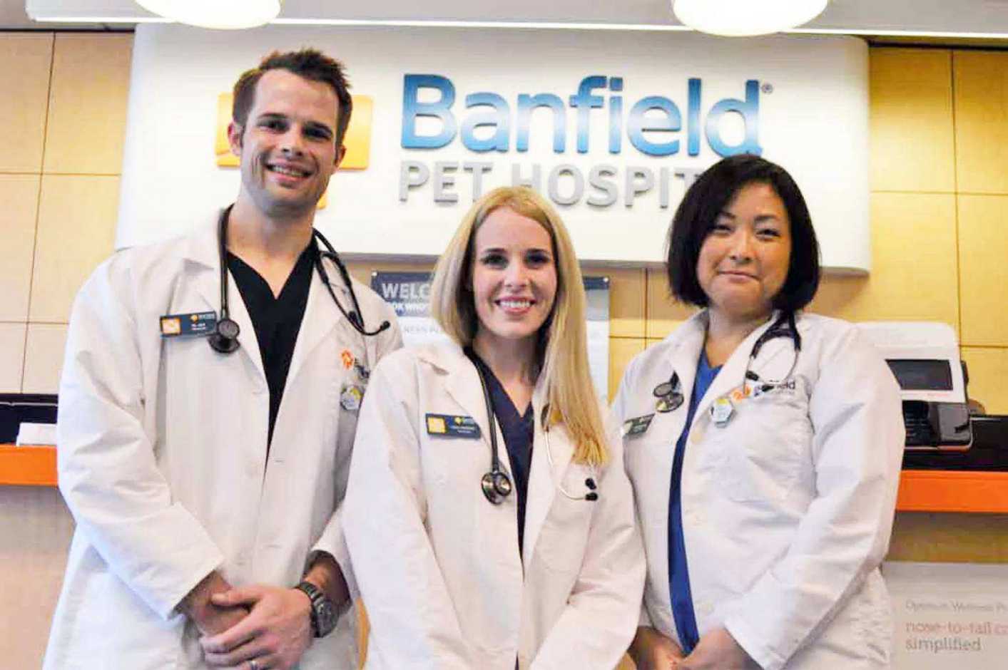 Three Banfield Veterinarians