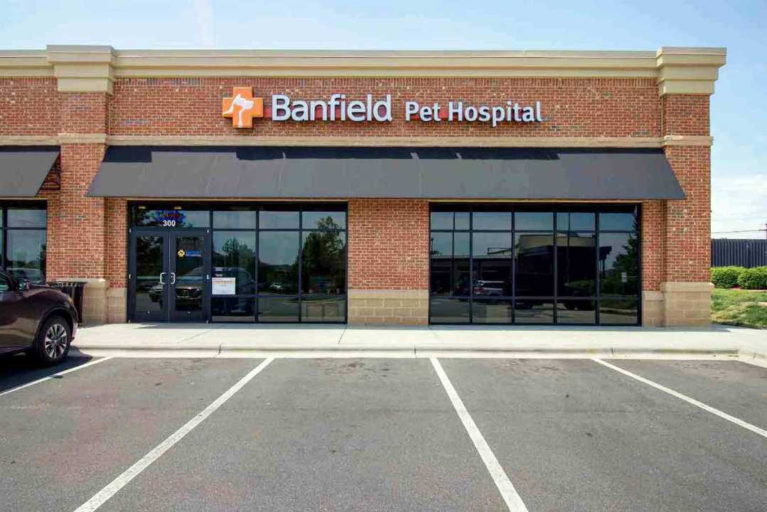 Entrance of the Banfield Pet Hospital